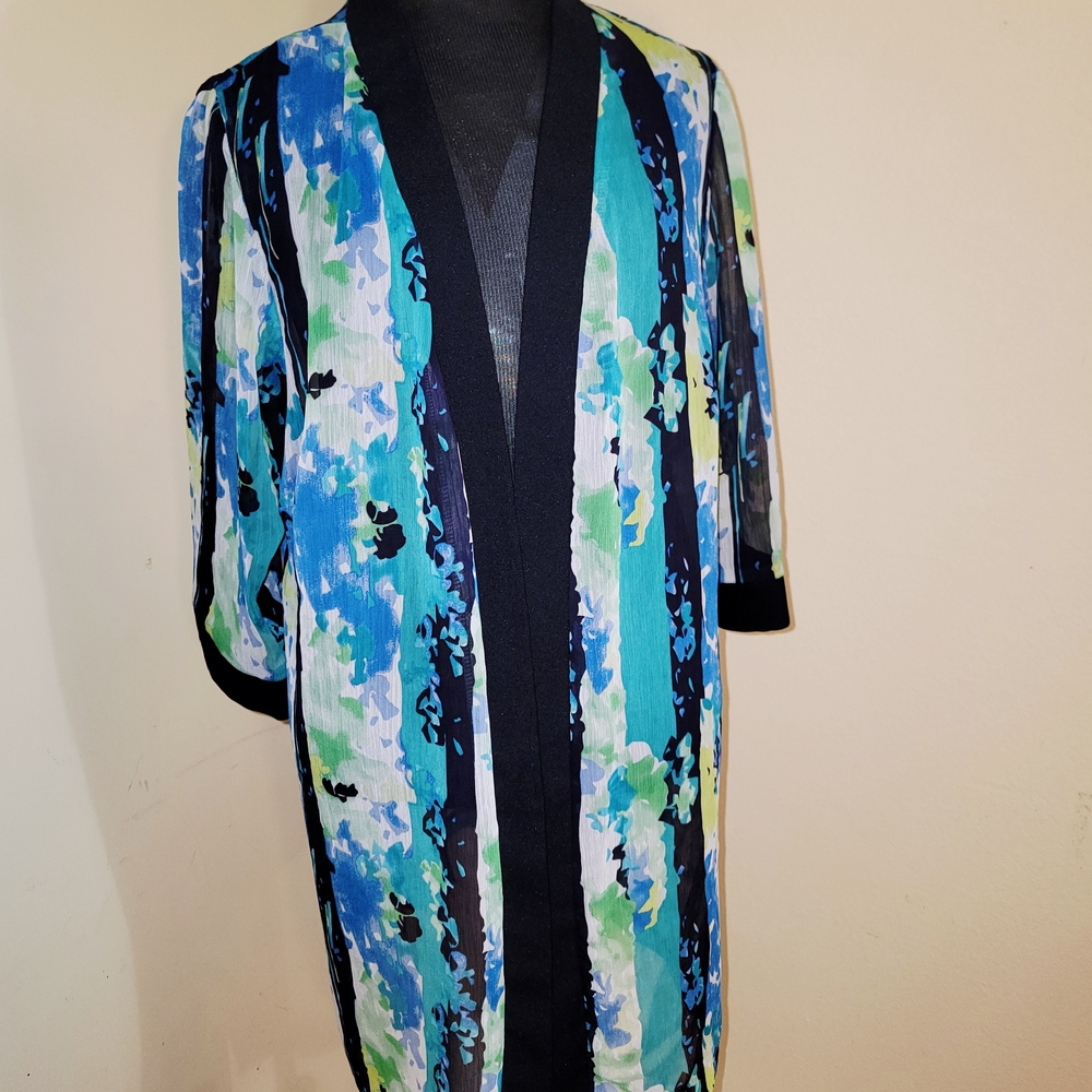 *All Tops: 5 for $25* Women's Multicolor Kimono Jacket